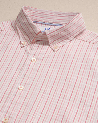 Marina Seersucker Short Sleeve Sport Shirt | Southern Tide Men|Sale