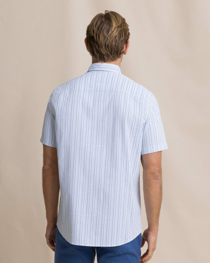 Marina Seersucker Short Sleeve Sport Shirt | Southern Tide Men|Sale