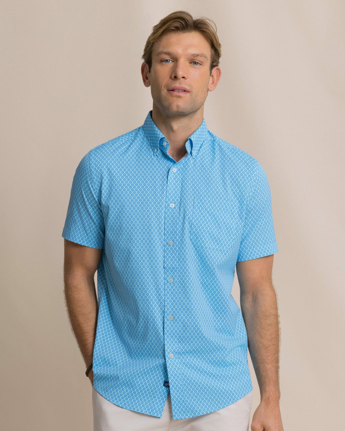 Flower Garden Short Sleeve Sport Shirt | Southern Tide Men|Sale