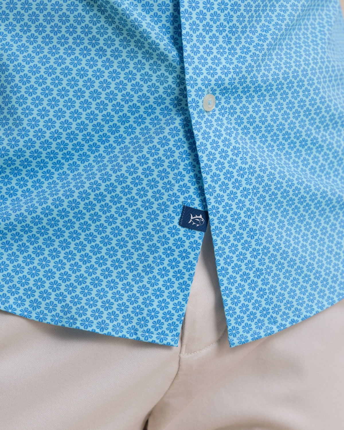 Flower Garden Short Sleeve Sport Shirt | Southern Tide Men|Sale