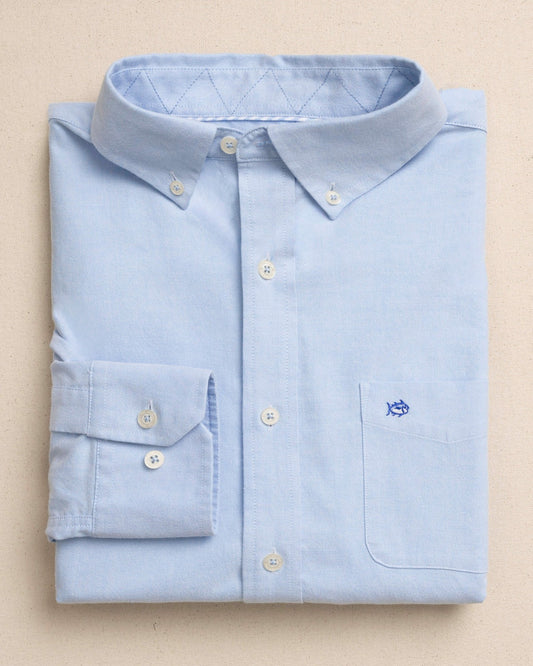 Charleston Oxford Solid Sport Shirt | Southern Tide Men|Sale