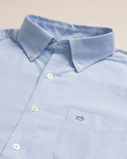 Charleston Oxford Solid Sport Shirt | Southern Tide Men|Sale