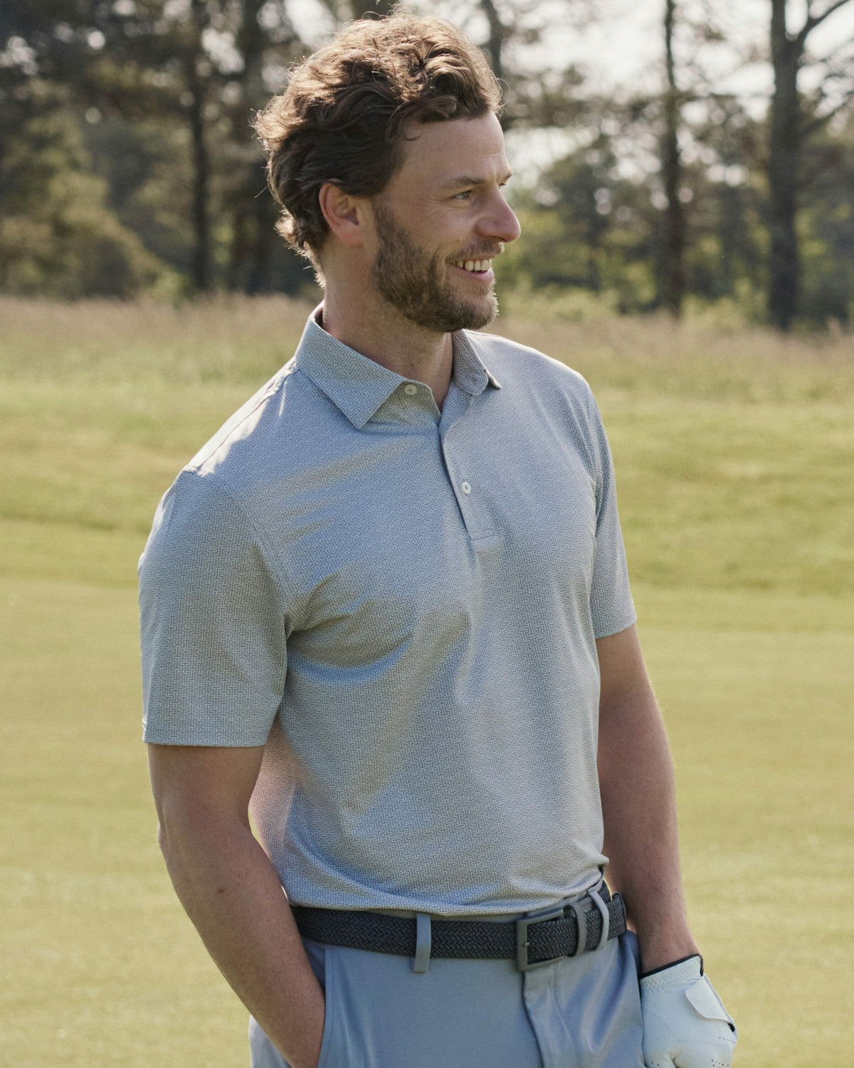Driver ST Geo Printed Polo | Southern Tide Men|Sale