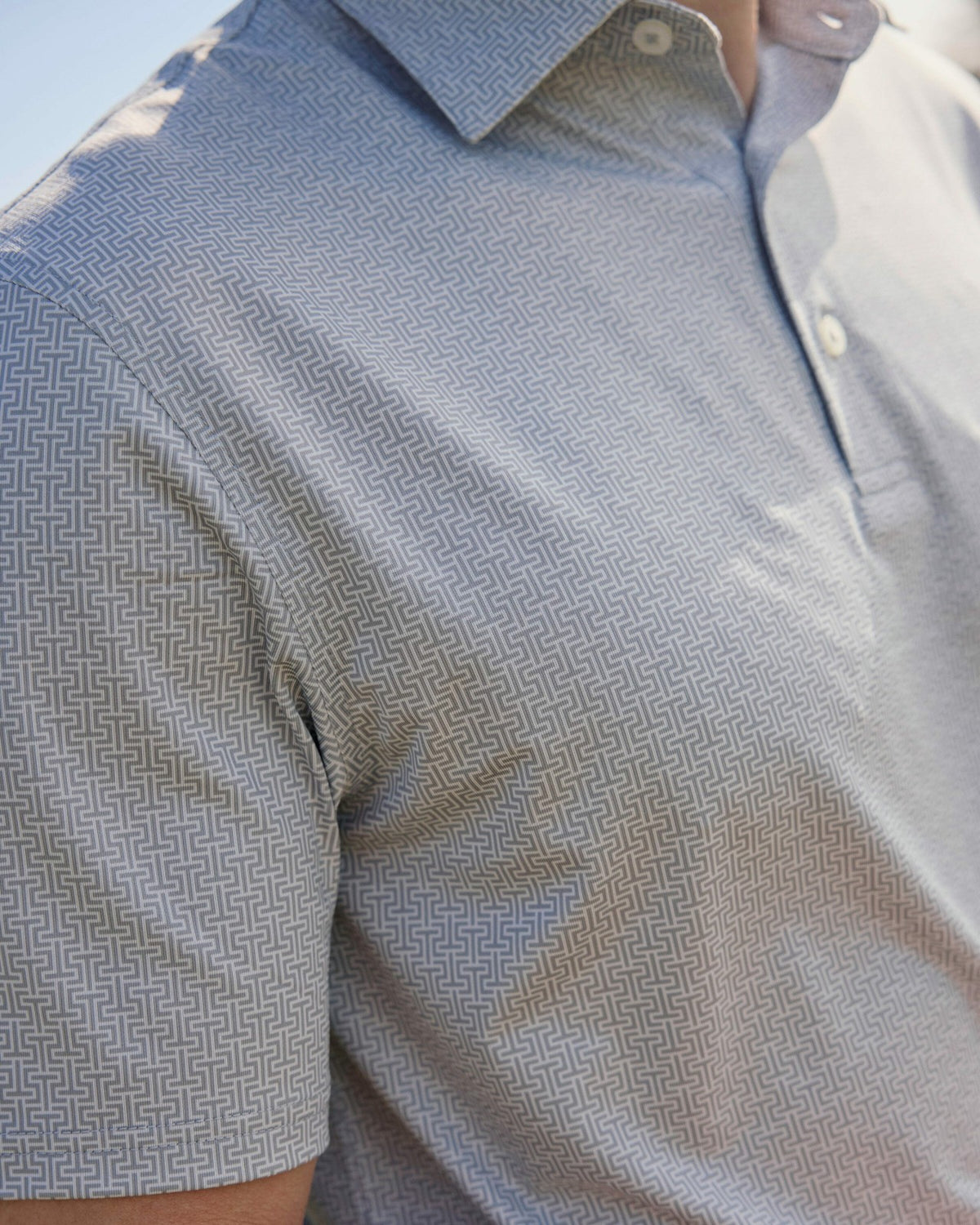Driver ST Geo Printed Polo | Southern Tide Men|Sale