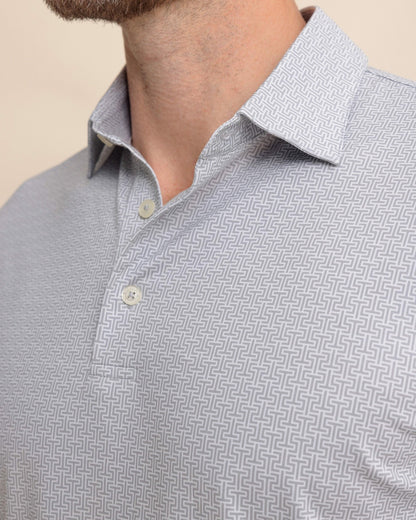 Driver ST Geo Printed Polo | Southern Tide Men|Sale