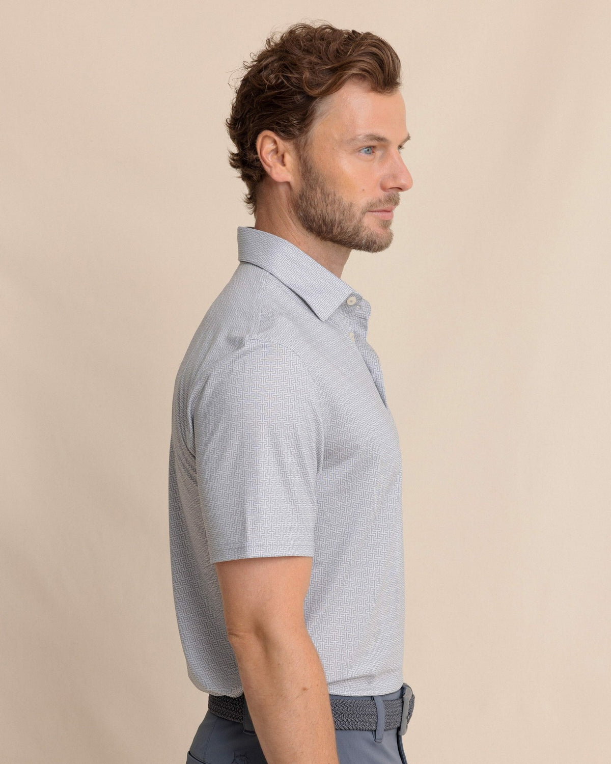 Driver ST Geo Printed Polo | Southern Tide Men|Sale