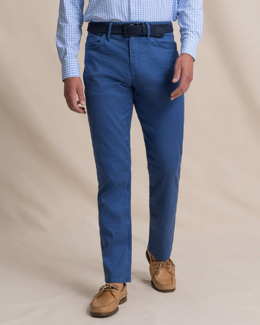 Bluewater Five Pocket Pant - Nautical Blue | Southern Tide Men|Sale