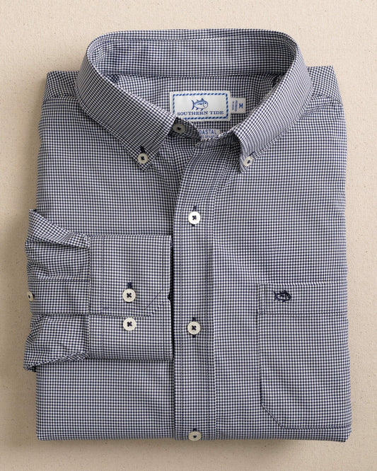 Gingham Intercoastal Performance Sport Shirt | Southern Tide Men|Sale
