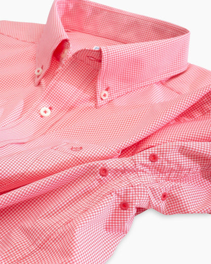 Gingham Intercoastal Performance Sport Shirt | Southern Tide Men|Sale