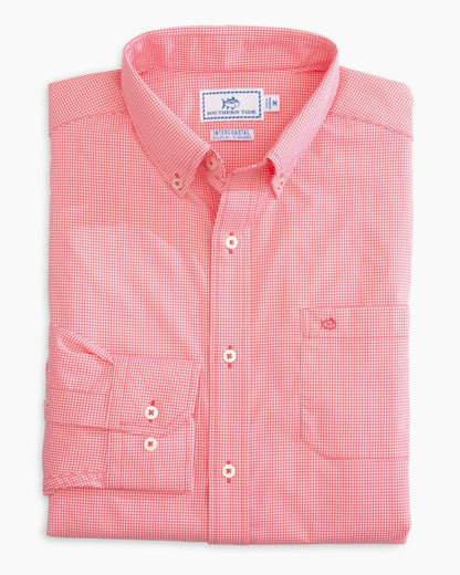 Gingham Intercoastal Performance Sport Shirt | Southern Tide Men|Sale