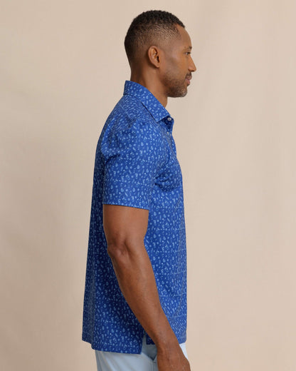 Driver Pour Decisions Printed Polo | Southern Tide Men|Sale