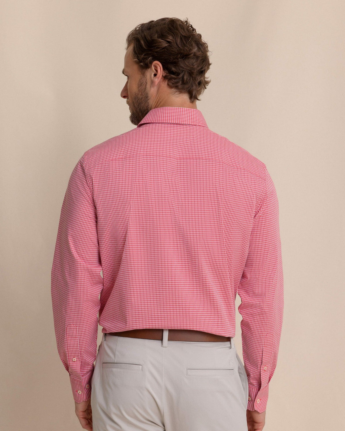 Crofton Plaid Charleston Sport Shirt - Red | Southern Tide Men|Sale
