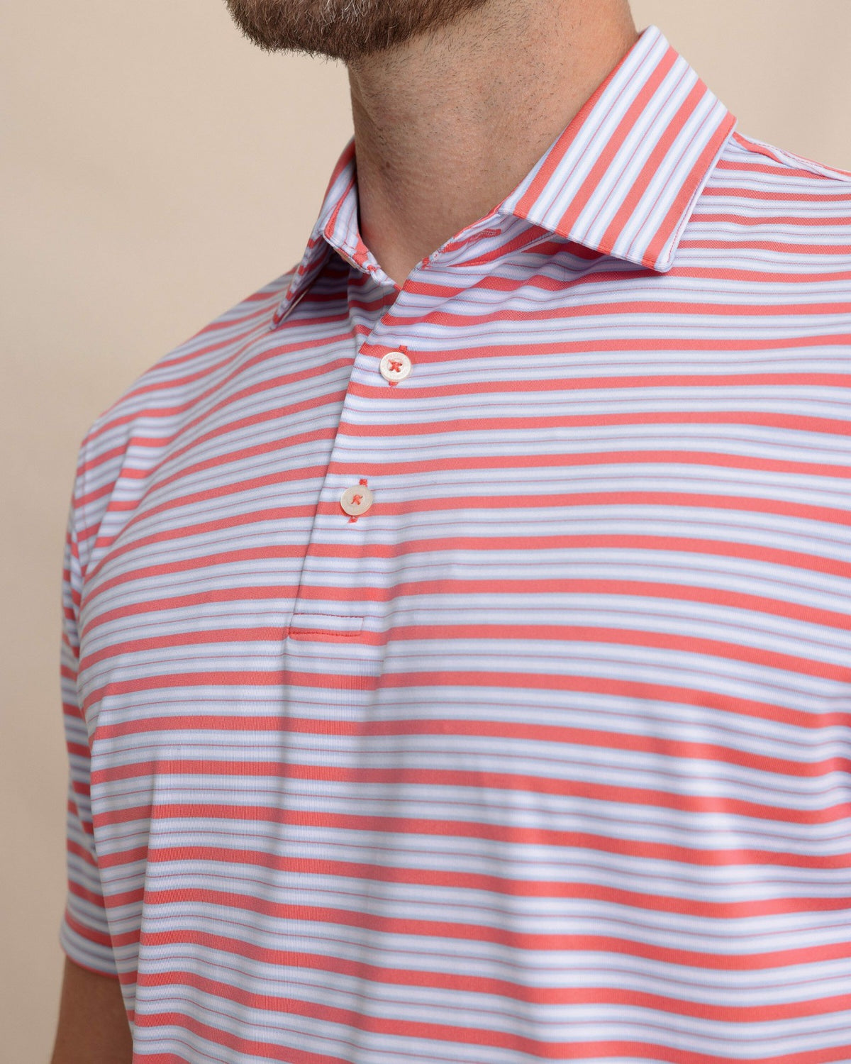 Driver Ocean Hill Stripe Polo | Southern Tide Men|Sale