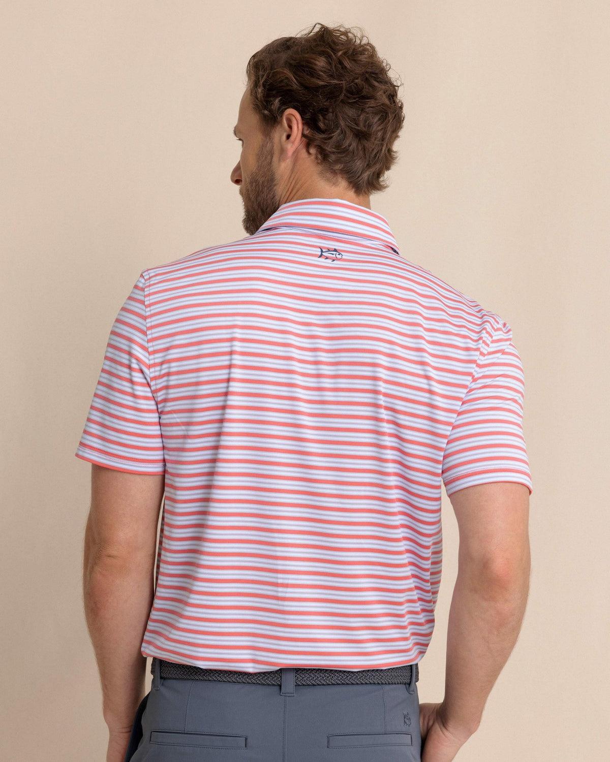 Driver Ocean Hill Stripe Polo | Southern Tide Men|Sale