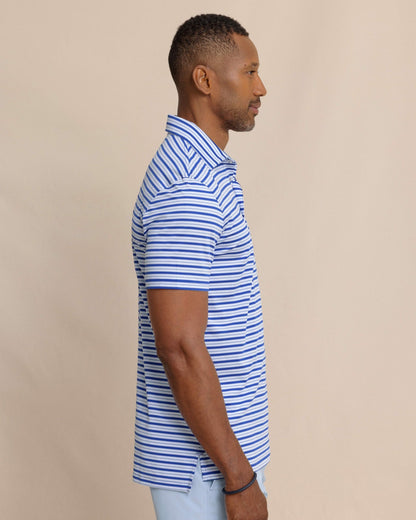 Driver Ocean Hill Stripe Polo | Southern Tide Men|Sale