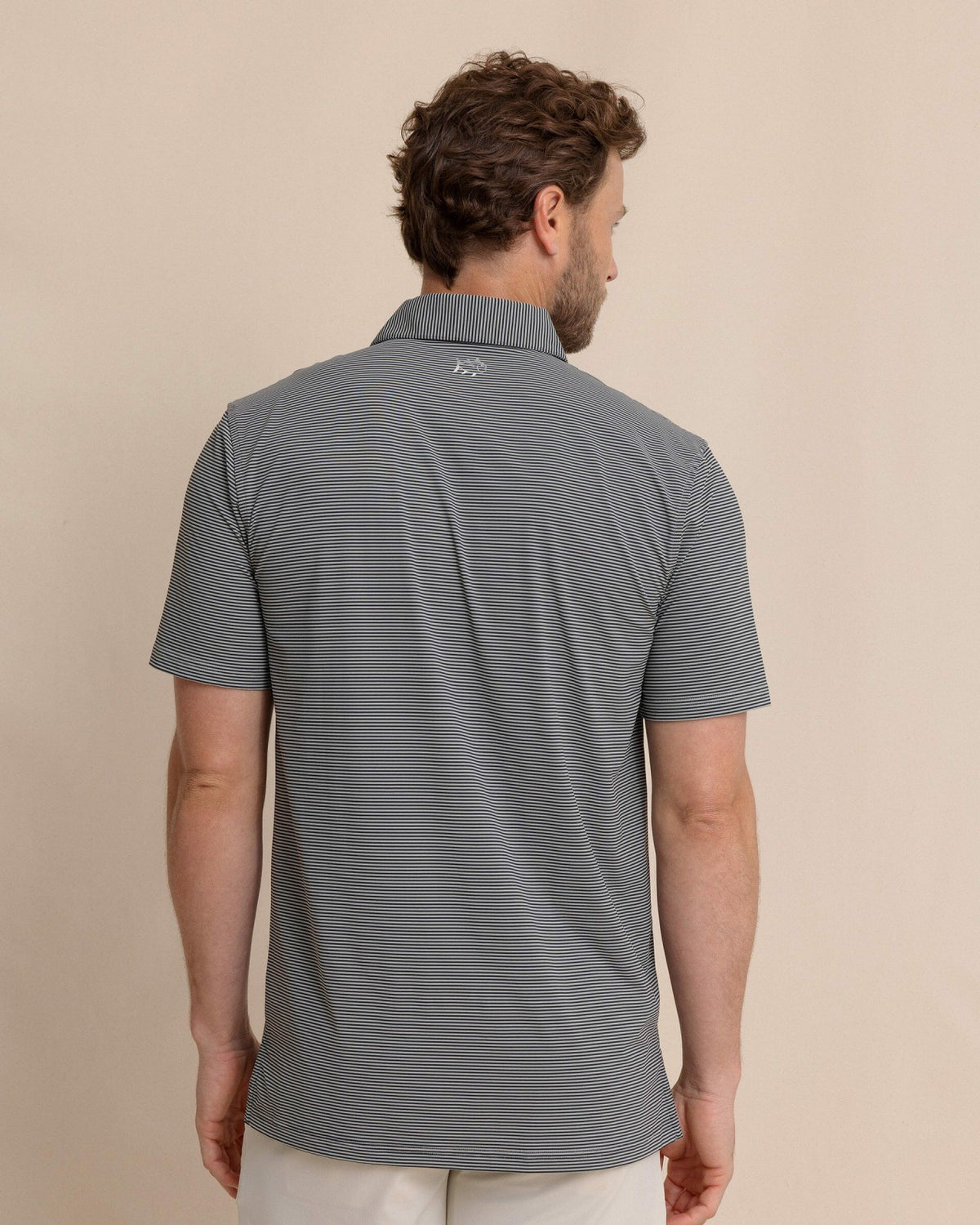 brrr°®-eeze Meadowbrook Stripe Polo - Steel | Southern Tide Men|Sale