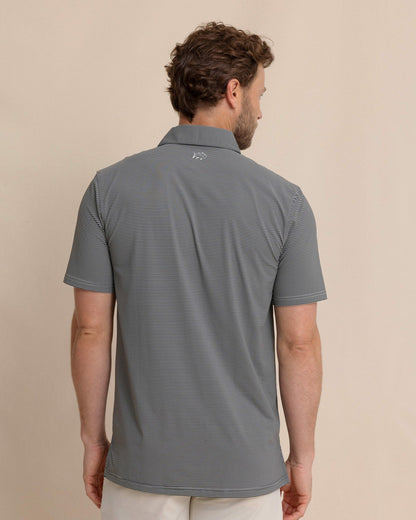 brrr°®-eeze Meadowbrook Stripe Polo - Steel | Southern Tide Men|Sale