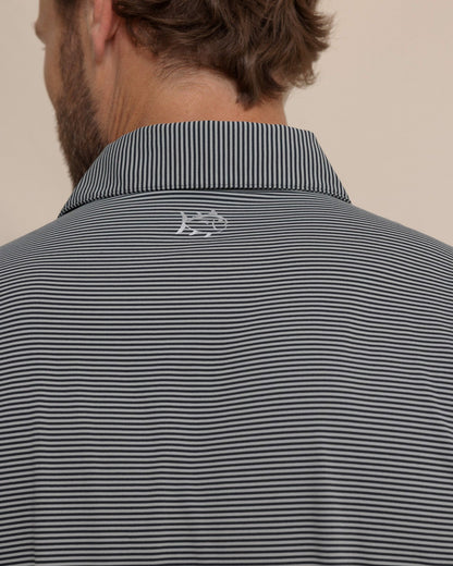 brrr°®-eeze Meadowbrook Stripe Polo - Steel | Southern Tide Men|Sale