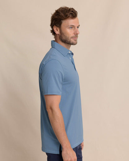 brrr°® Meadowbrook Stripe Polo - Ocean Channel | Southern Tide Men|Sale