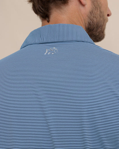 brrr°® Meadowbrook Stripe Polo - Ocean Channel | Southern Tide Men|Sale