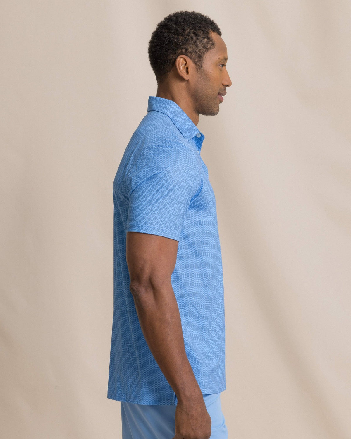 Driver Seaside Geo Printed Polo | Southern Tide Men|Sale