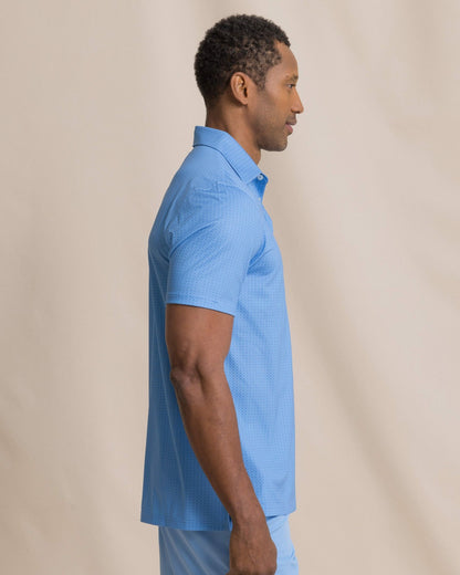 Driver Seaside Geo Printed Polo | Southern Tide Men|Sale