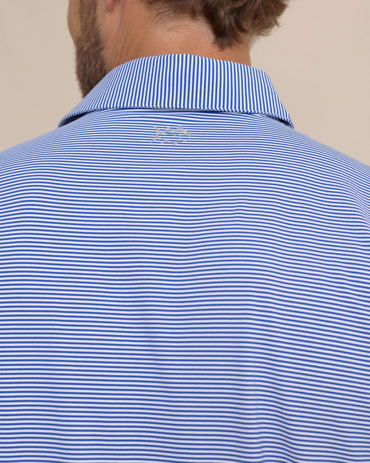 brrr°®-eeze Meadowbrook Stripe Polo - Surf Blue | Southern Tide Men|Sale