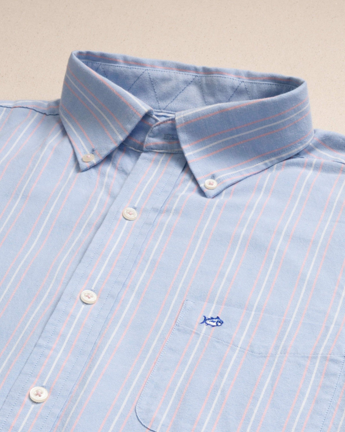 Beachside Charleston Oxford Stripe Sport Shirt | Southern Tide Men|Sale