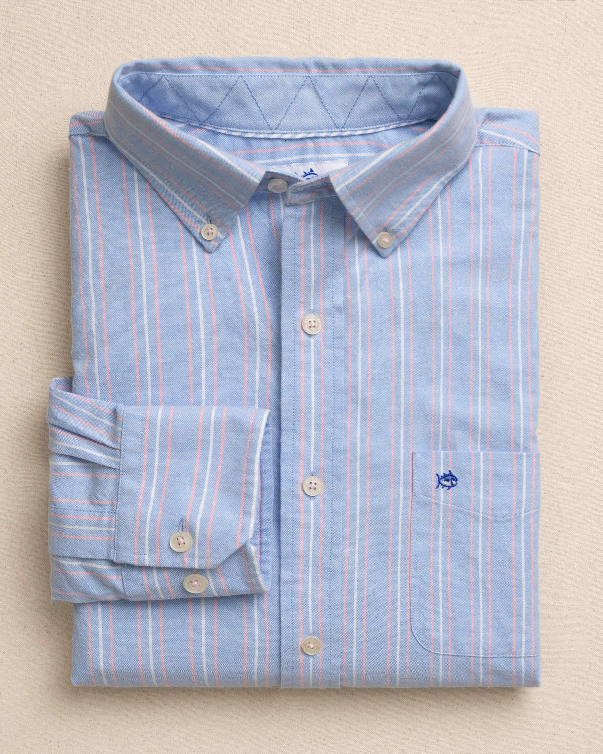 Beachside Charleston Oxford Stripe Sport Shirt | Southern Tide Men|Sale
