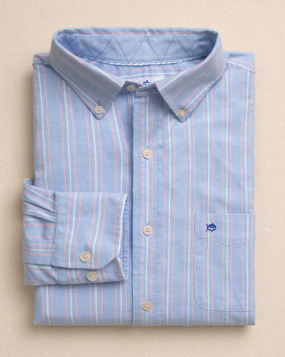 Beachside Charleston Oxford Stripe Sport Shirt | Southern Tide Men|Sale