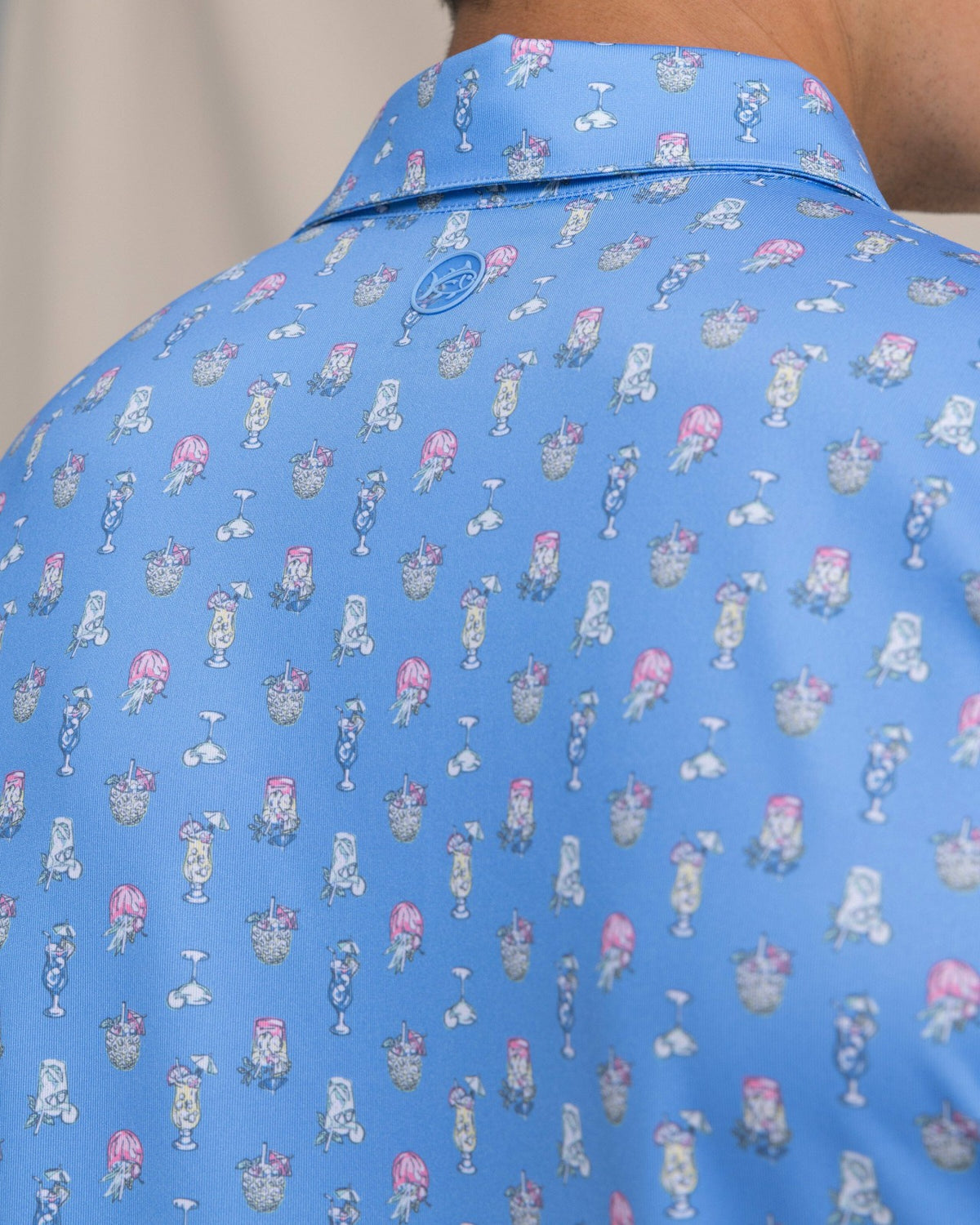 Driver Tropical Drink Printed Polo | Southern Tide Men|Sale