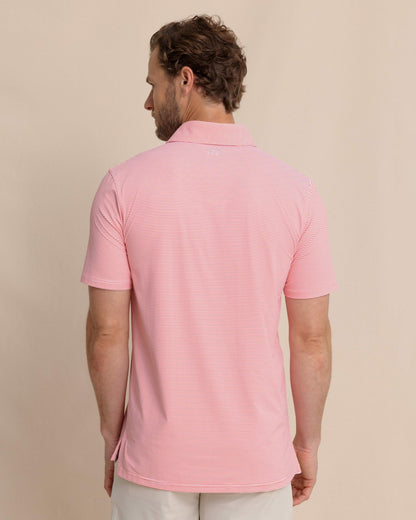 brrr°®-eeze Meadowbrook Stripe Polo - Coral | Southern Tide Men|Sale