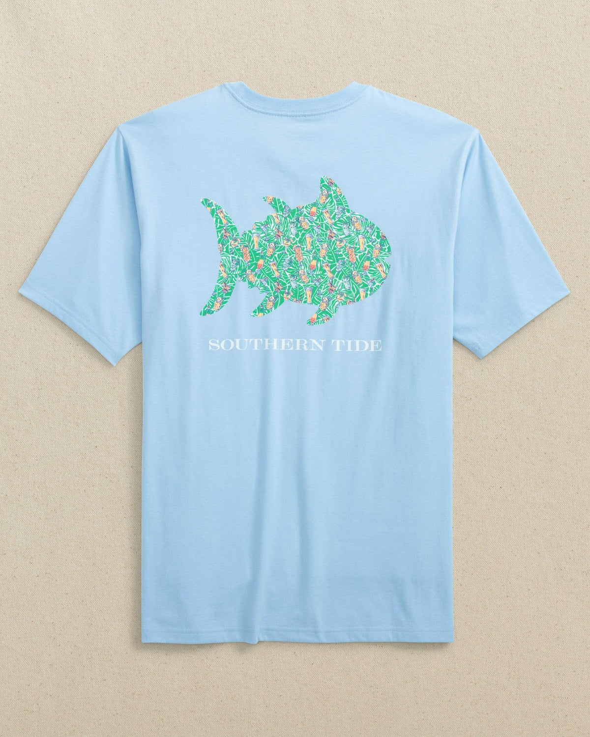 Skipjack Cocktail Fill Short Sleeve T-Shirt | Southern Tide Men|Sale