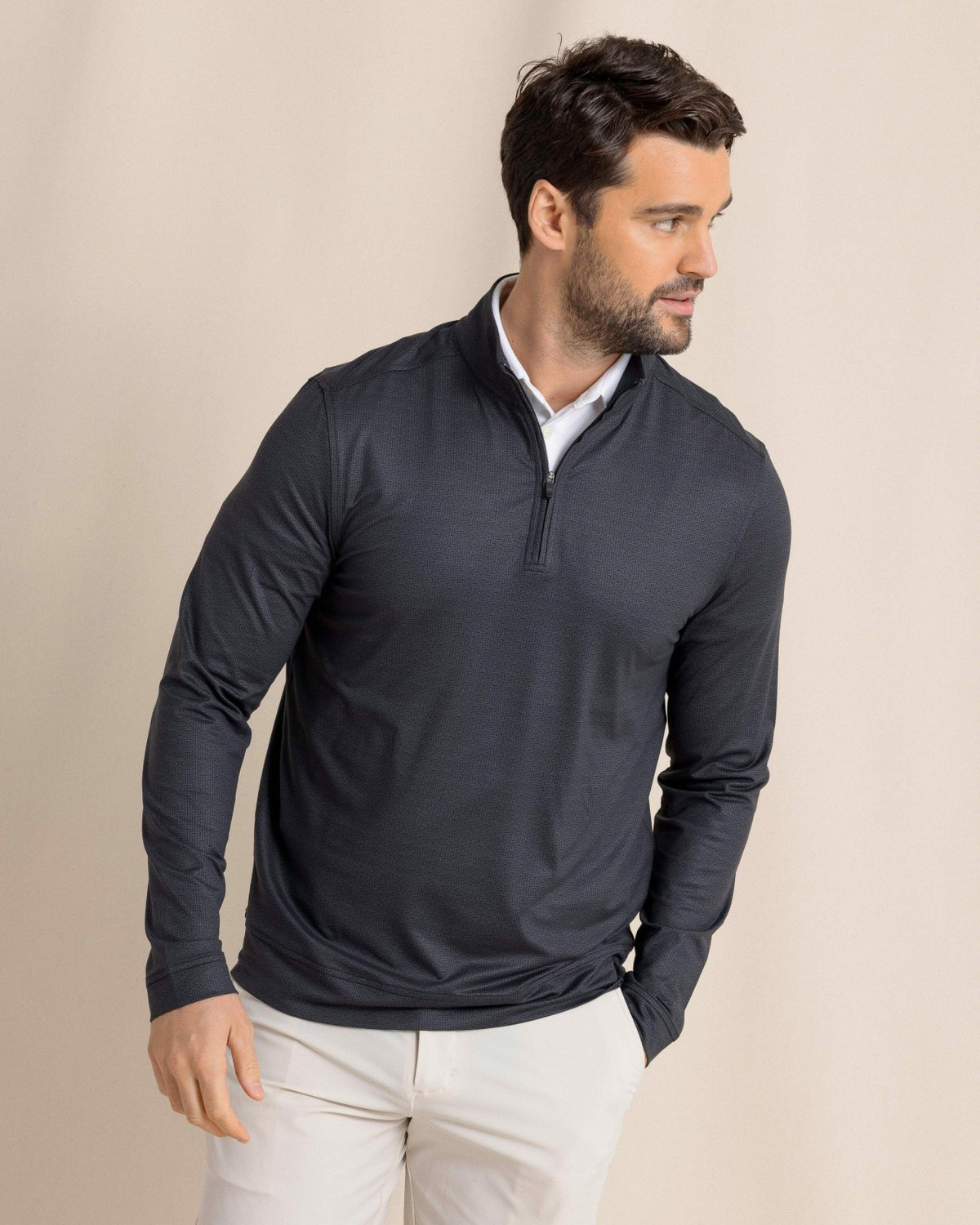 Cruiser ST Geo Printed Quarter Zip | Southern Tide Men|Sale