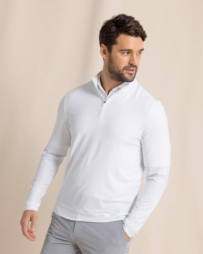 Cruiser ST Geo Printed Quarter Zip | Southern Tide Men|Sale