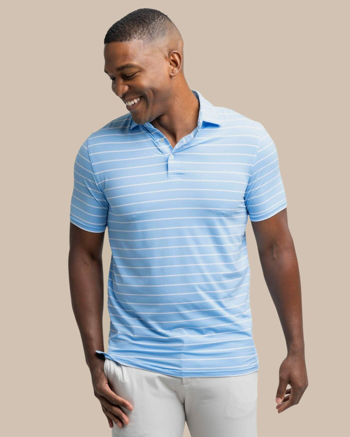 brrr°®-eeze Desmond Stripe Polo | Southern Tide Men|Sale
