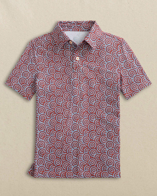 Boys Driver Firecracker Printed Performance Polo | Southern Tide Men|Kids