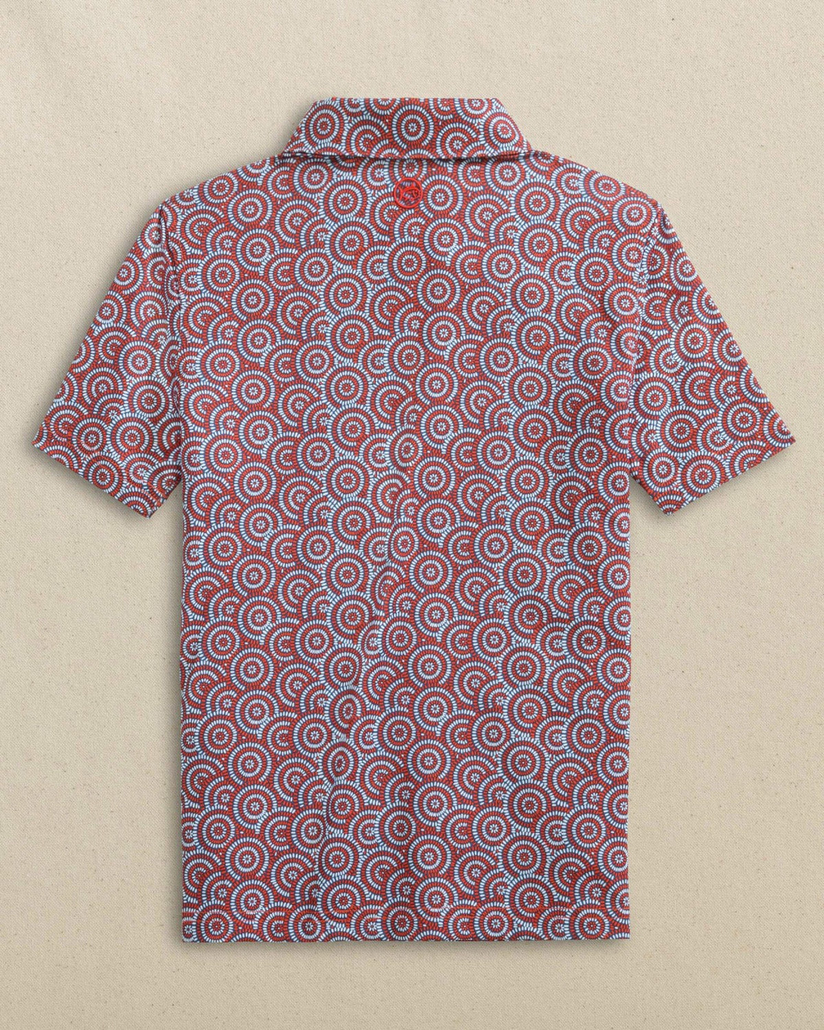 Boys Driver Firecracker Printed Performance Polo | Southern Tide Men|Kids