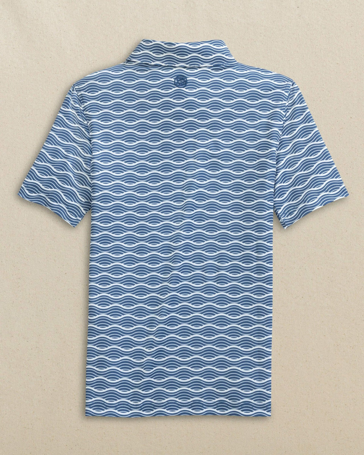 Boys Driver Waves Printed Performance Polo | Southern Tide Men|Kids