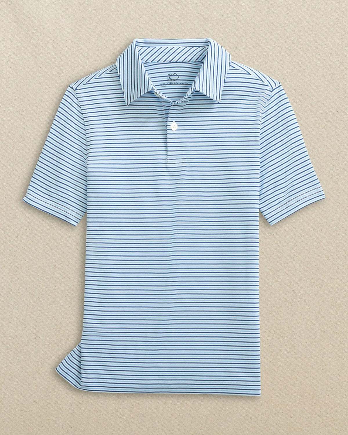 Boys Driver Micro-Stripe Performance Polo | Southern Tide Men|Kids