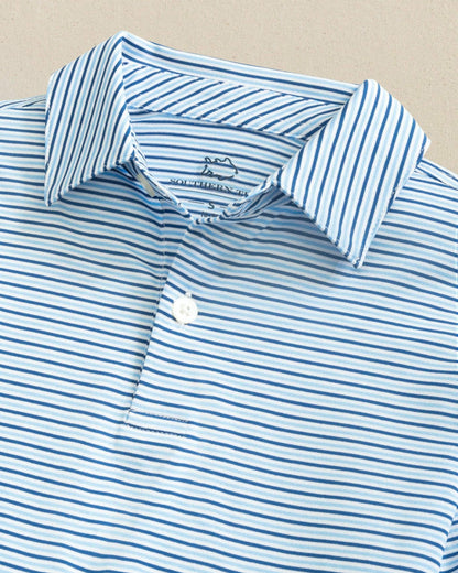 Boys Driver Micro-Stripe Performance Polo | Southern Tide Men|Kids