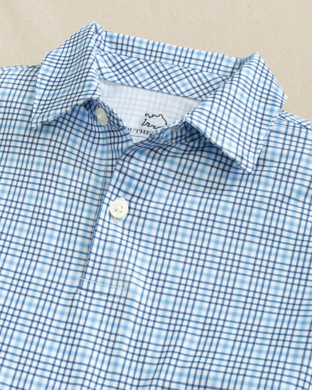 Boys Driver Plaid Performance Polo | Southern Tide Men|Kids