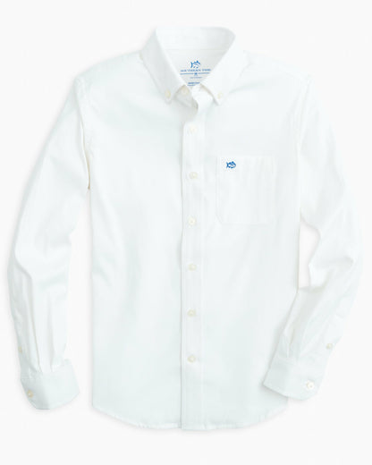 Boy's Intercoastal Solid Button Down Shirt | Southern Tide Men|Kids