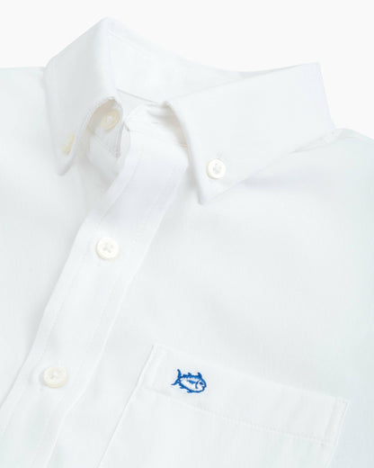 Boy's Intercoastal Solid Button Down Shirt | Southern Tide Men|Kids