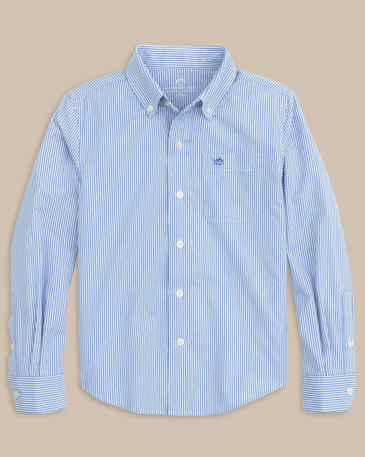 Youth Intercoastal Bengal Stripe Sport Shirt | Southern Tide Men|Kids