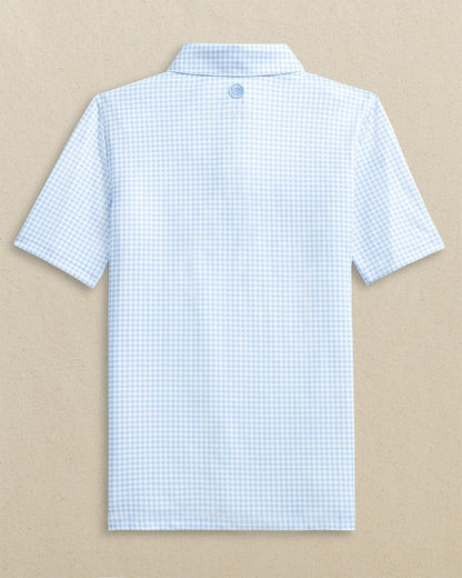 Boys Driver Gingham Printed Performance Polo | Southern Tide Men|Kids