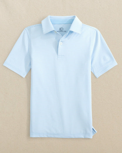Boys Driver Meadowbrook Stripe Performance Polo | Southern Tide Men|Kids