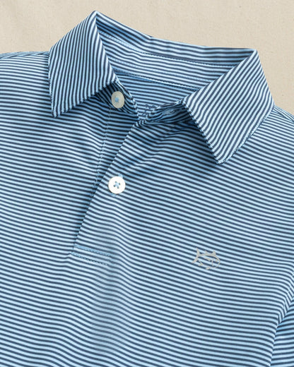 Boys Driver Meadowbrook Stripe Performance Polo | Southern Tide Men|Kids