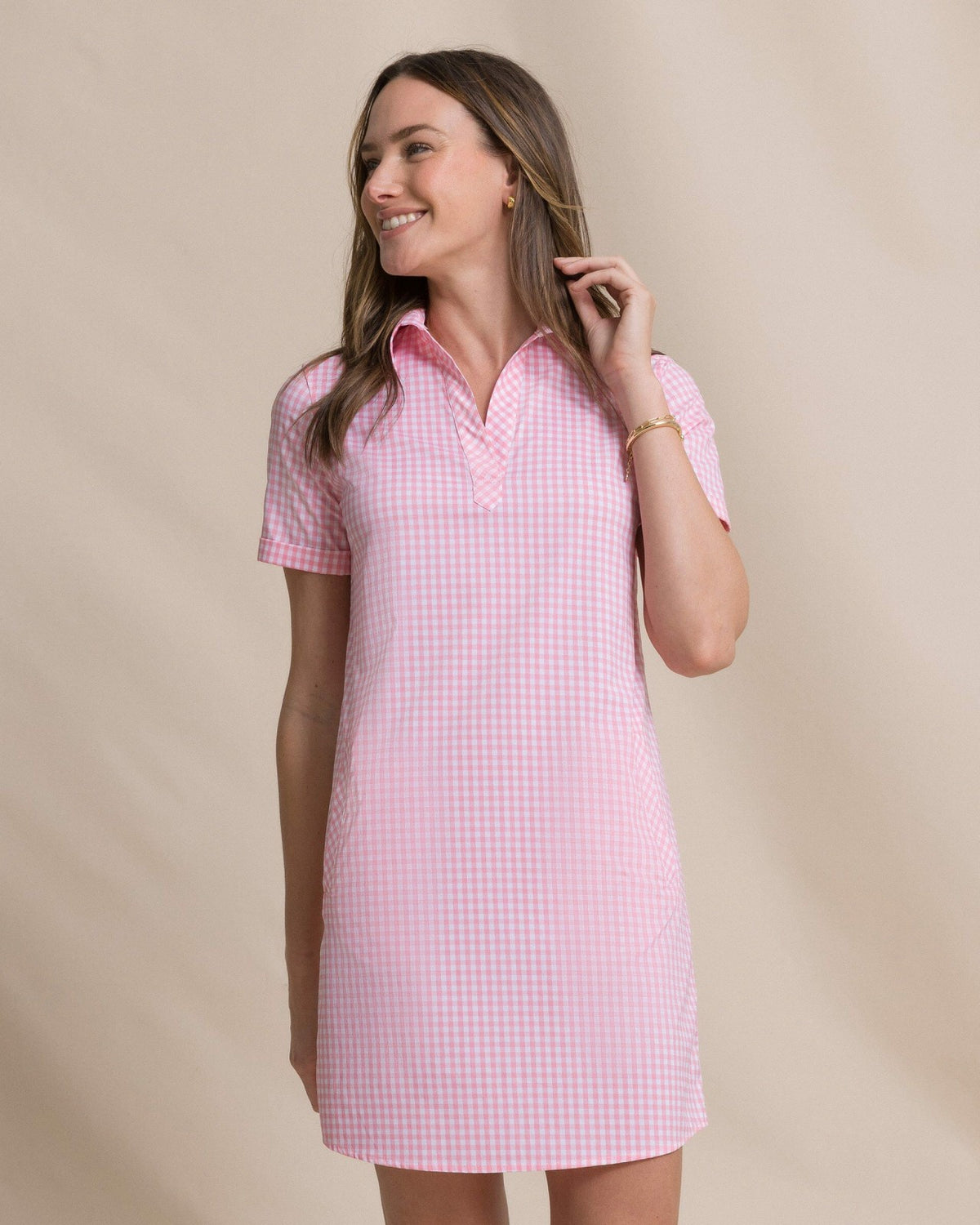 Kamryn Gingham Coastal Breeze® Dress | Southern Tide Women