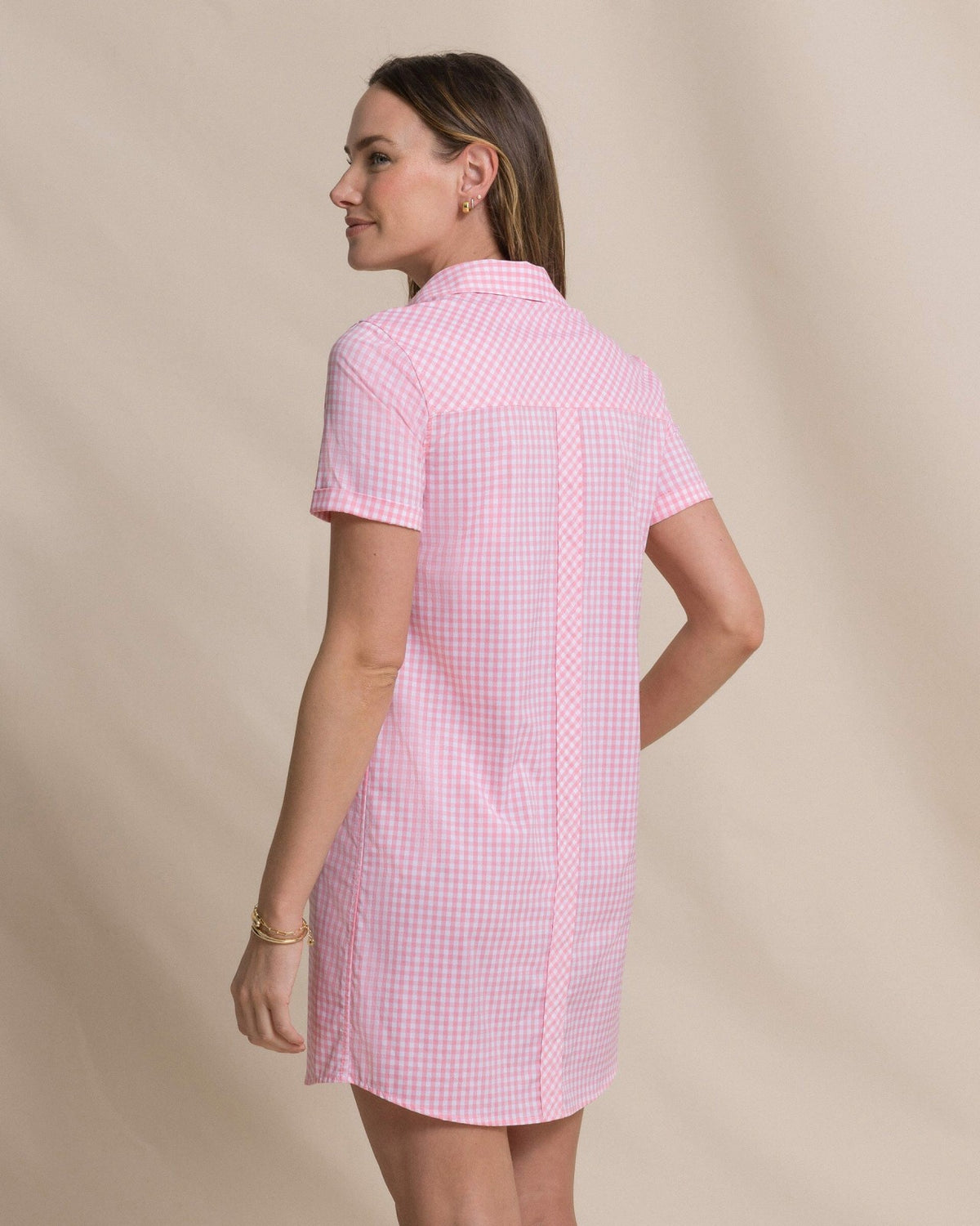 Kamryn Gingham Coastal Breeze® Dress | Southern Tide Women